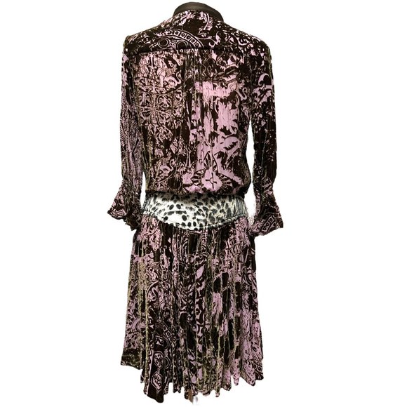 Just Cavalli devore animal print midi dress - Picture 4 of 10